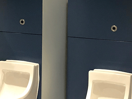 Urinal flushing sensors