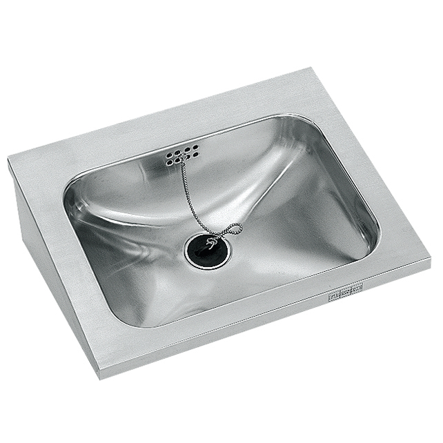 WT500A Single 400mm wall mounted washbasin without tap holes KWC DVS