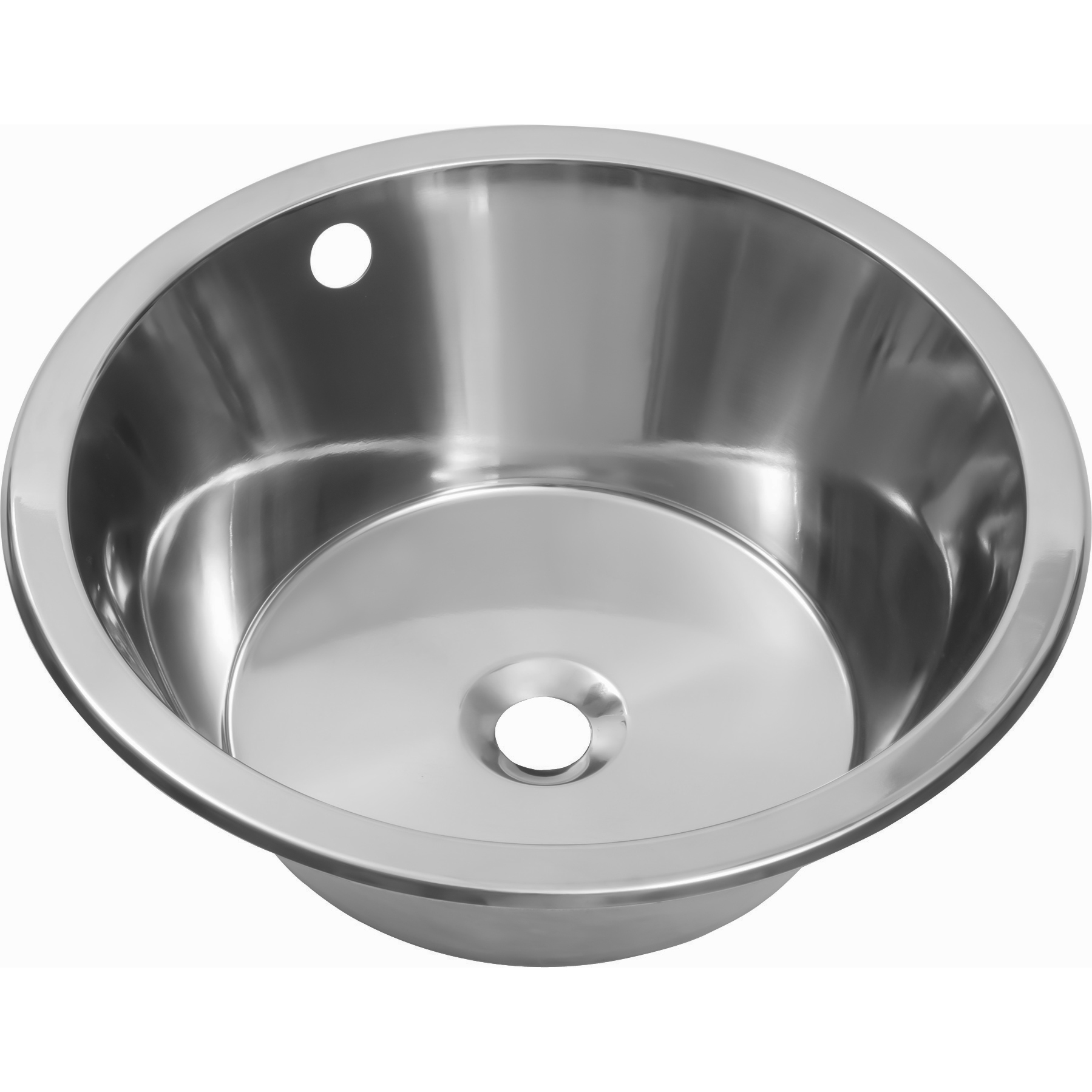 D20142N Round 380mm diameter rimmed edge inset wash basin | KWC DVS