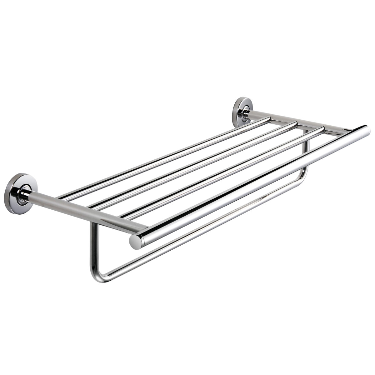 MEDX012HP Medius stainless steel double towel rack with shelf | KWC DVS